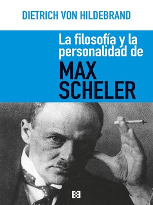 cover image of La filosofía y la personalidad de Max Scheler